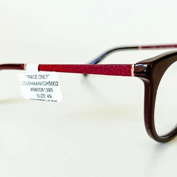 COLE HAAN Eyeglasses CH5002 (604) OXBLOOD NEW!!! COLE HAAN Eyeglasses CH5002 (604) OXBLOOD New  main image 2